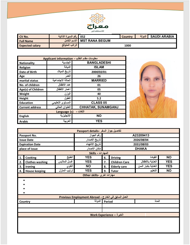 MST RANA BEGUM